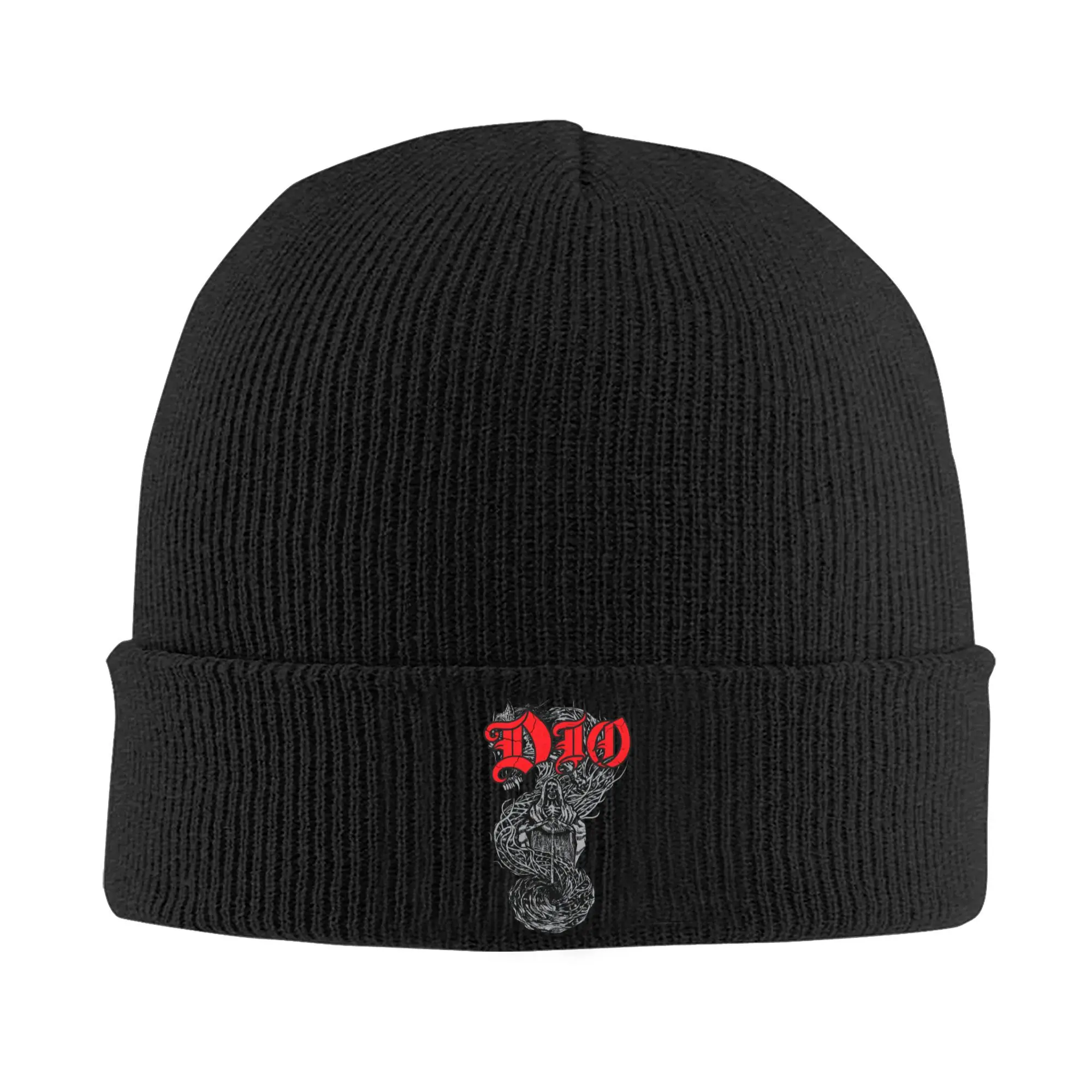 Gorros personalizados de God Heavy Metal Band Music Skullies, gorros Unisex de invierno cálidos, gorro tejido para adultos, gorros para esquiar al aire libre