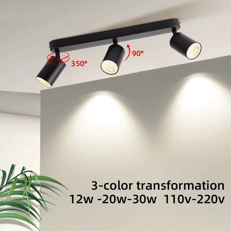 spot led track light para home decor iluminacao de teto lampada interior cozinha e quarto spotlight 110v 220v gu10 01