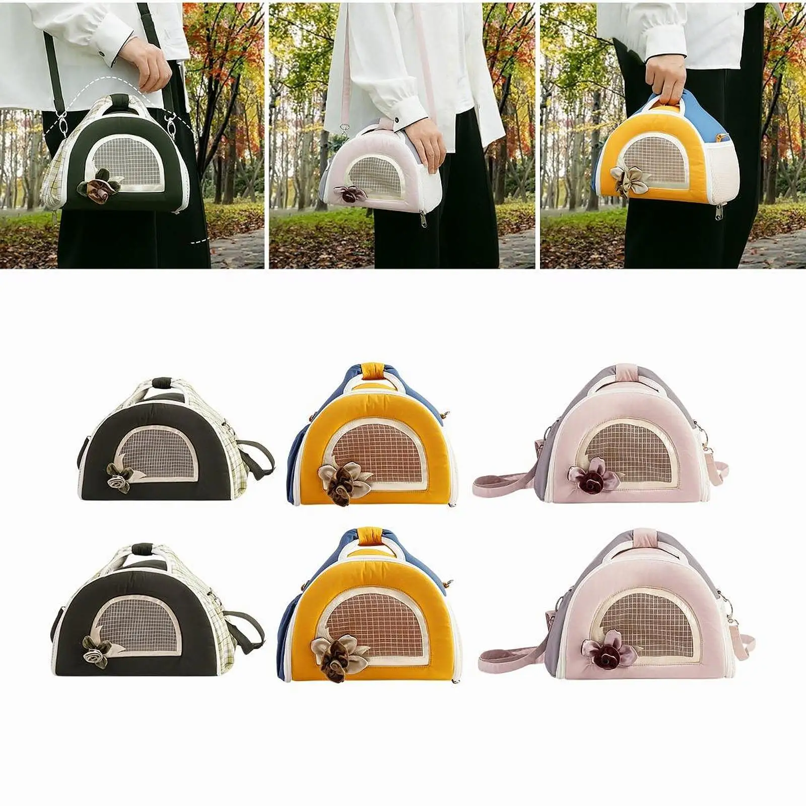 

Переноска для мелких животных: сумка-переноска для хомяков, сумка для прогулок, портативная переноска для морских свинок, сумка для мелких животных для хомяков, морских мышей, птиц