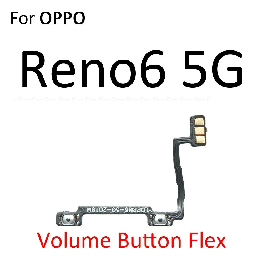 Power ON OFF Mute Switch Control Key Volume Button Flex Cable For OPPO Reno4 SE Z Reno5 4G Reno6 Pro 5G Replacement Parts