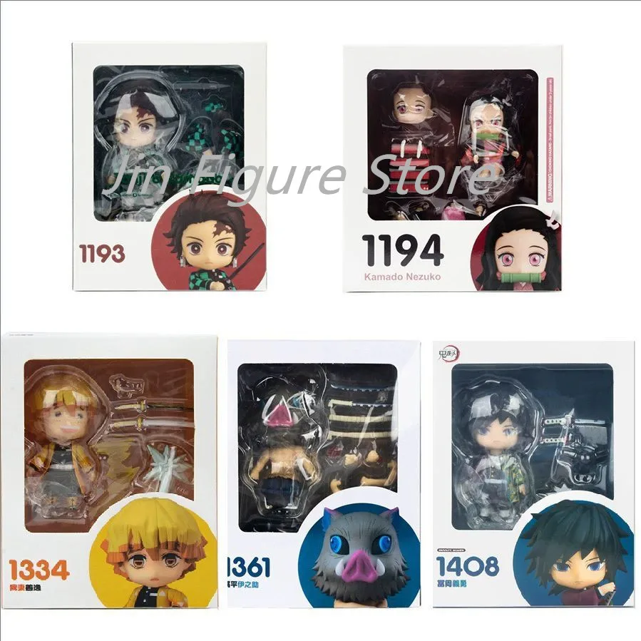 

Anime Figure Demon Slayer Kyoujurou 1541 Nezuko 1194 Tanjirou 1193 Uzui Tengen 1830 Cartoon Q Version Doll Action Figure Toy