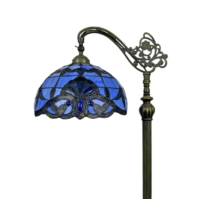 

European dragonfly lamp, bedroom study bedside lamp, hotel room diagonal bridge floor lamp