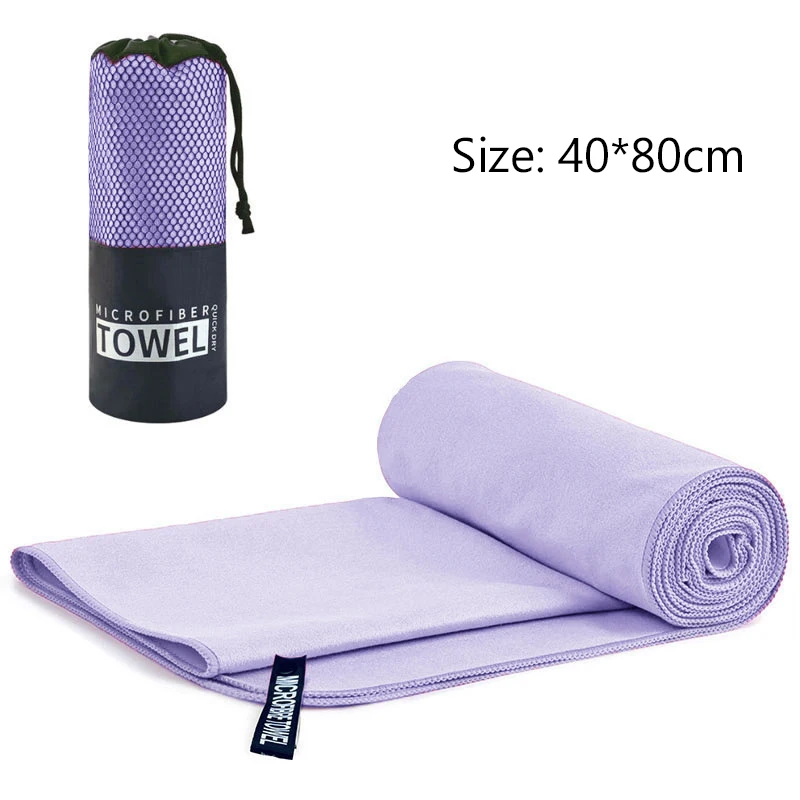 1 Stück doppelseitiges Samt-Sporthandtuch aus Mikrofaser, saugfähig, schnelltrocknend, tragbar, für Yoga, Fitness und Bad_voghion.com