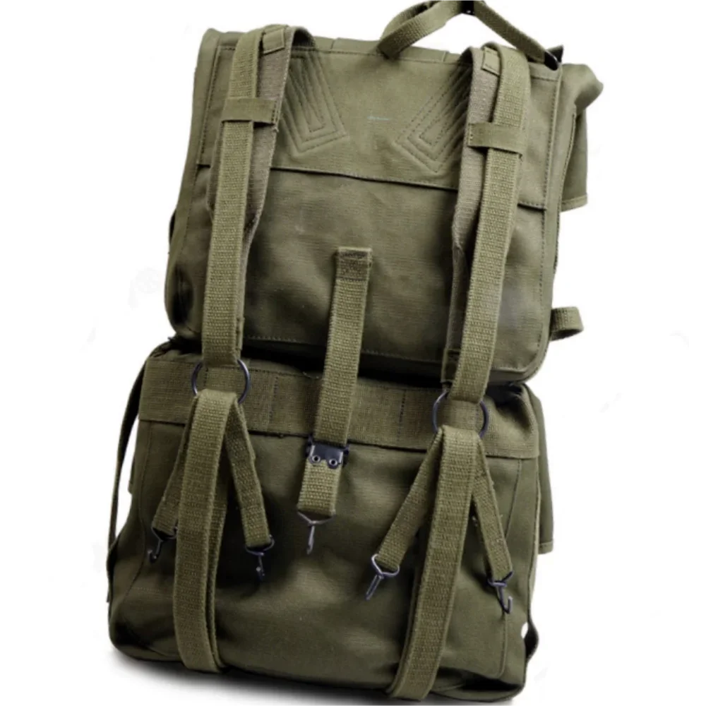 

WWII WW2 M1944 American Soldier Combination Backpack Large Capacity Upper and Lower Combination Camping Tactical Backpack