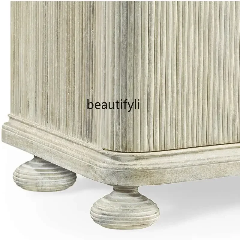 

A4567 Декоративный шкаф из цельного дерева в американском стиле кантри, большой шкаф для хранения в квартире, ресторанный шкаф для хранения, винтажный прихожая C