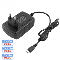 DC 5V 2A 2.5A 3A Power Adapter Micro USB AC/DC Power Adapter Supply Charger 220V To 5 V for Raspberry Zero Tablet