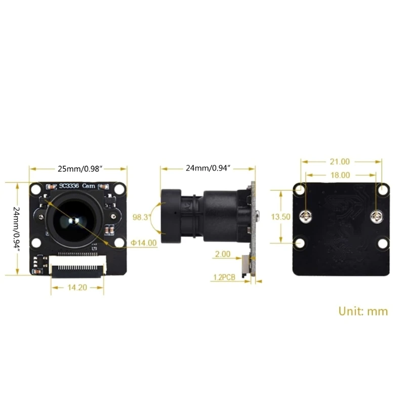 Substituição do módulo câmera sensibilidade para LuckfoxPico/LuckfoxPico-Plus