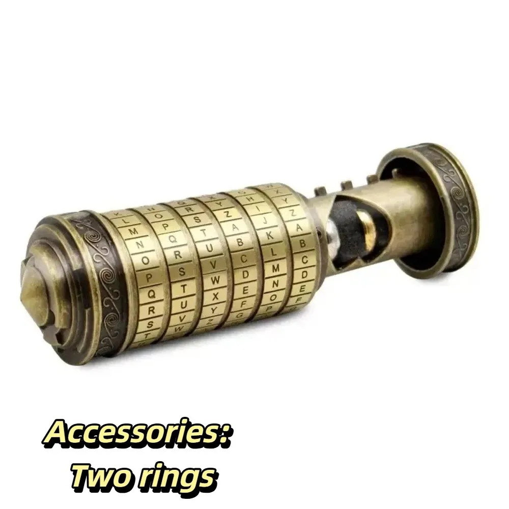 

Exquisitely Crafted Cipher Puzzle Lock Tube Premium Safe Material Solid Durable Creative Puzzle Lock Smooth Surface