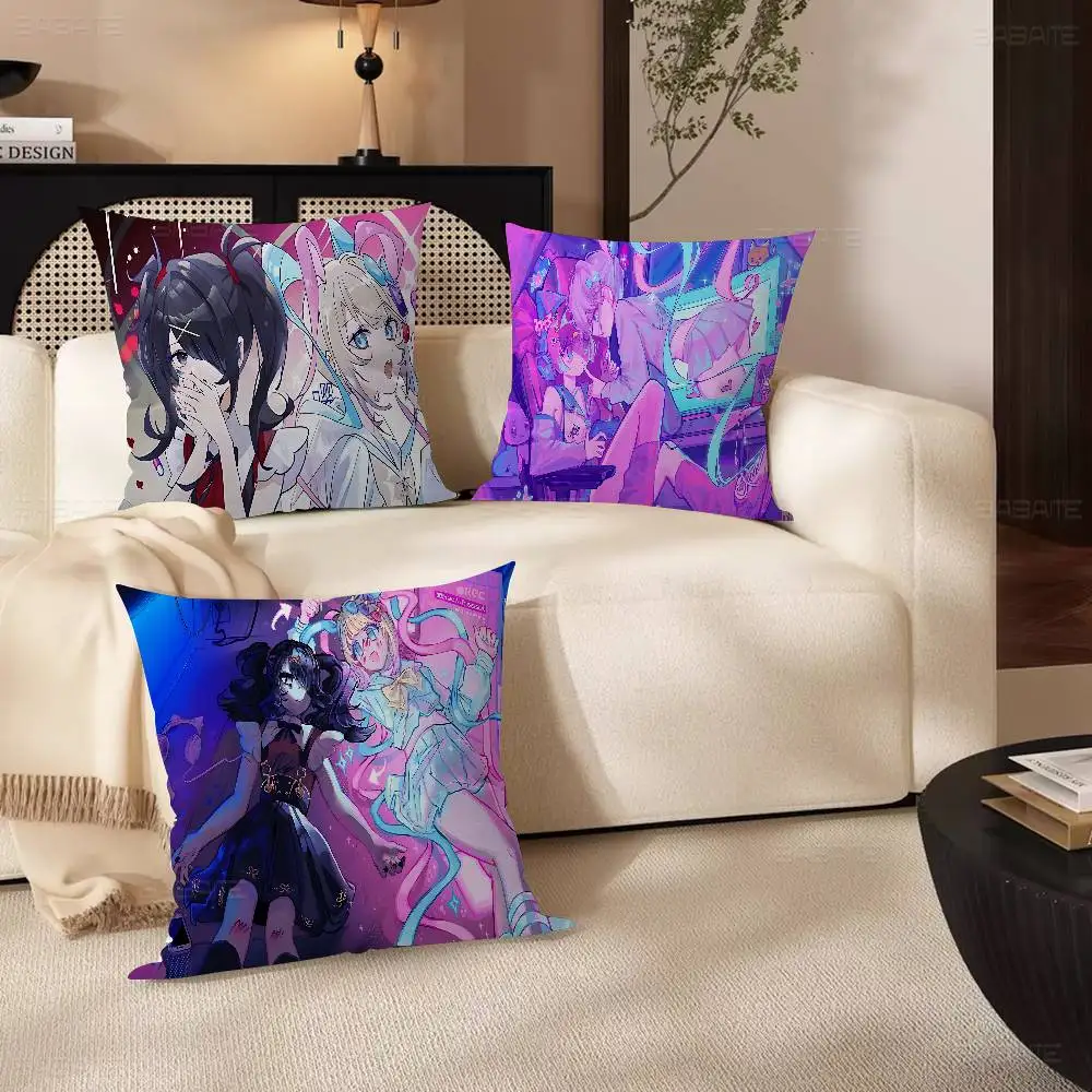 Needy Girl Streamer Overload Anime Pillow Anime Pillow Sofa Bed Head Pillow Cover Cushion Cover 45x45 cm Fashion