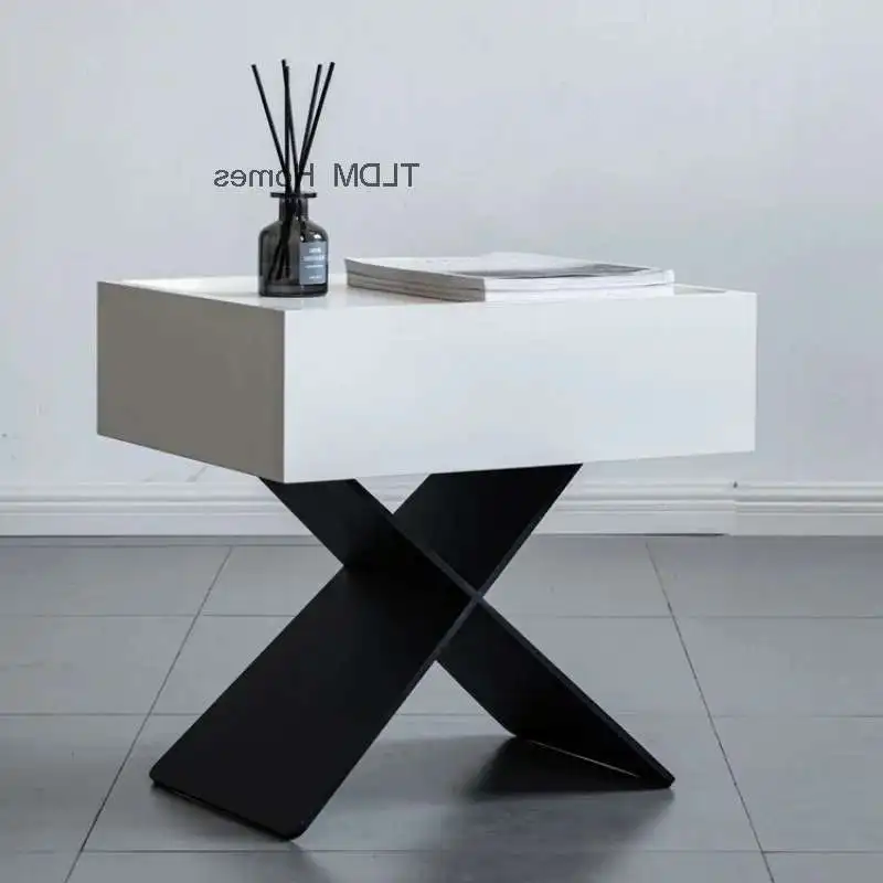 Mesa de cabeceira mini mesa noite rack armário armazenamento nordic canto noite rack gaveta quarto criado mudo móveis para casa yx50nt