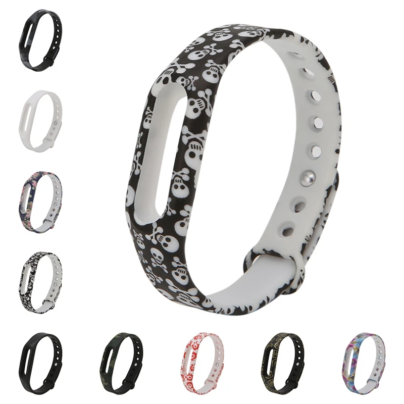 Dây đeo Silica Tương thích với Vòng đeo tay chống nước Band 1 Bền bỉ cho Đồng hồ thông minh Dây đeo cổ tay thời trang Dây đeo