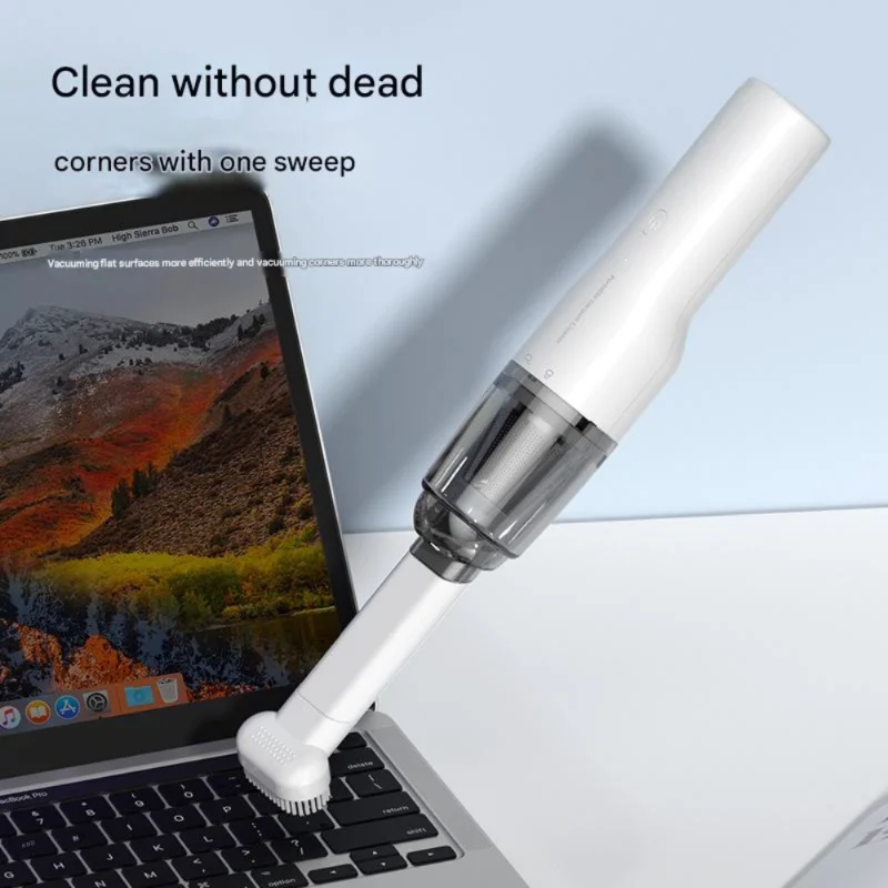 

Powerful Cordless Handheld Vacuum for Car & Home, Pet Hair Remover, Dual Suction/Blow, Rechargeable, Lightweight, Portable Dust