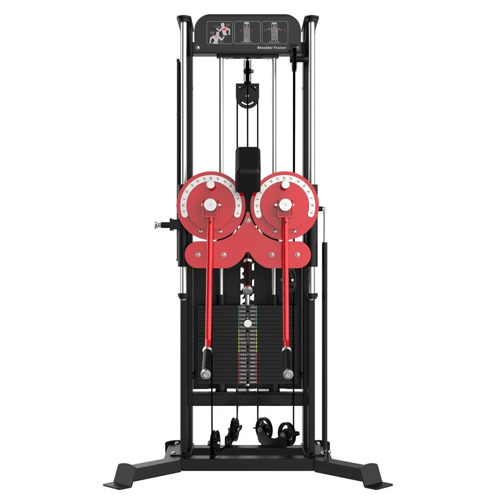 forStanding lateral raise with weight stack Selectorized  Standing Multi-flight Machine  Standing Fly Chest&Back