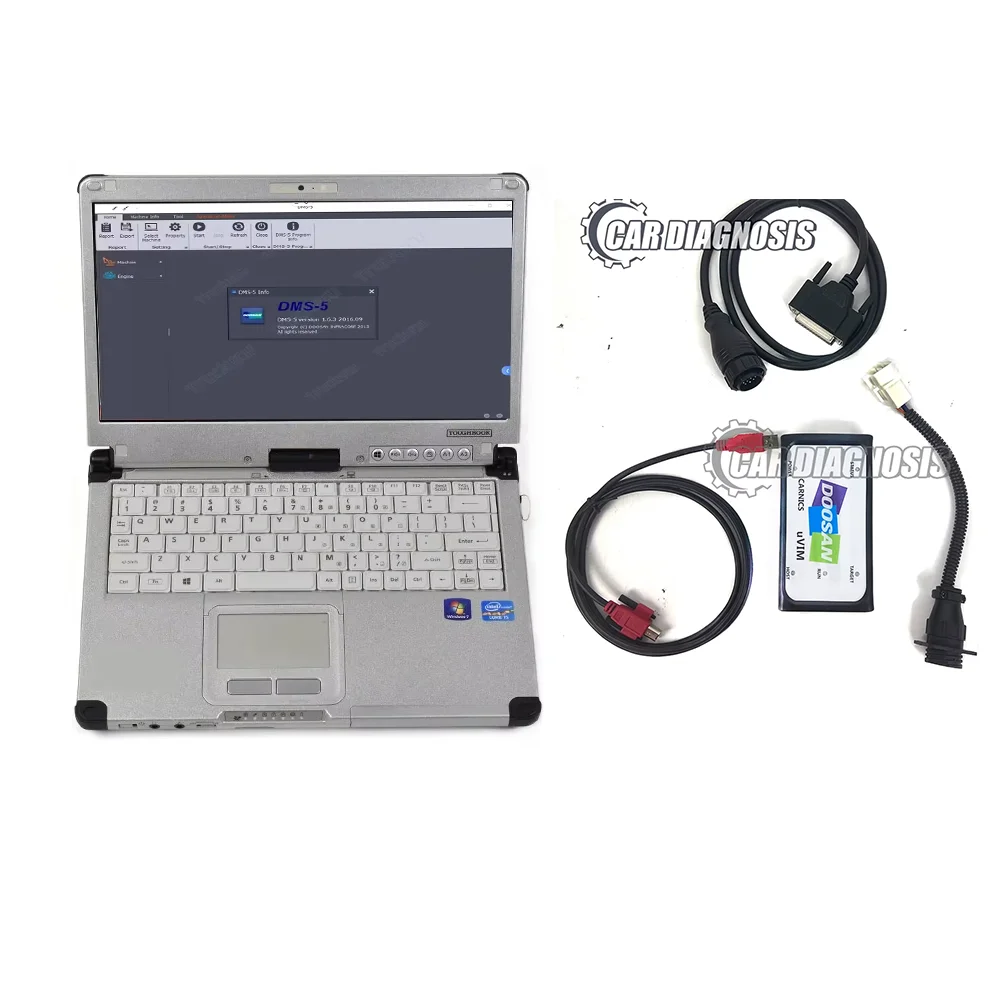 

for excavator wheel loader DDT SCR DPF G2Scan DCE\ECU Doosan CARNICS uVIM fault diagnose EOL test engine+c2 laptop full set