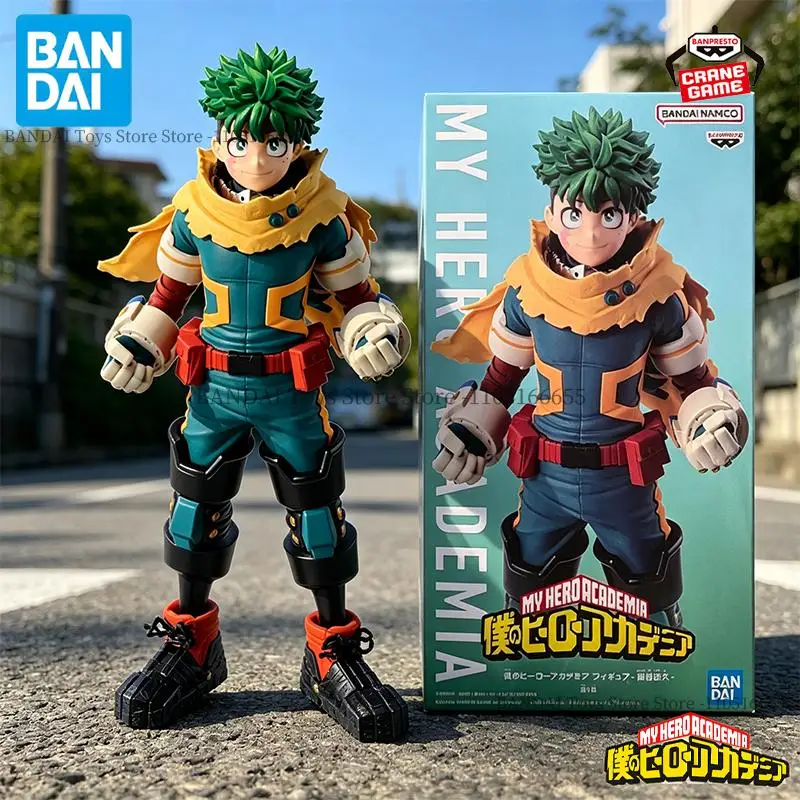 Figuras de Acción Originales de Bandai Banpresto, My Hero Academia, Midoriya Izuku, Figuras de Anime, Muñecos de Dibujos Animados, Modelos, Juguetes Coleccionables