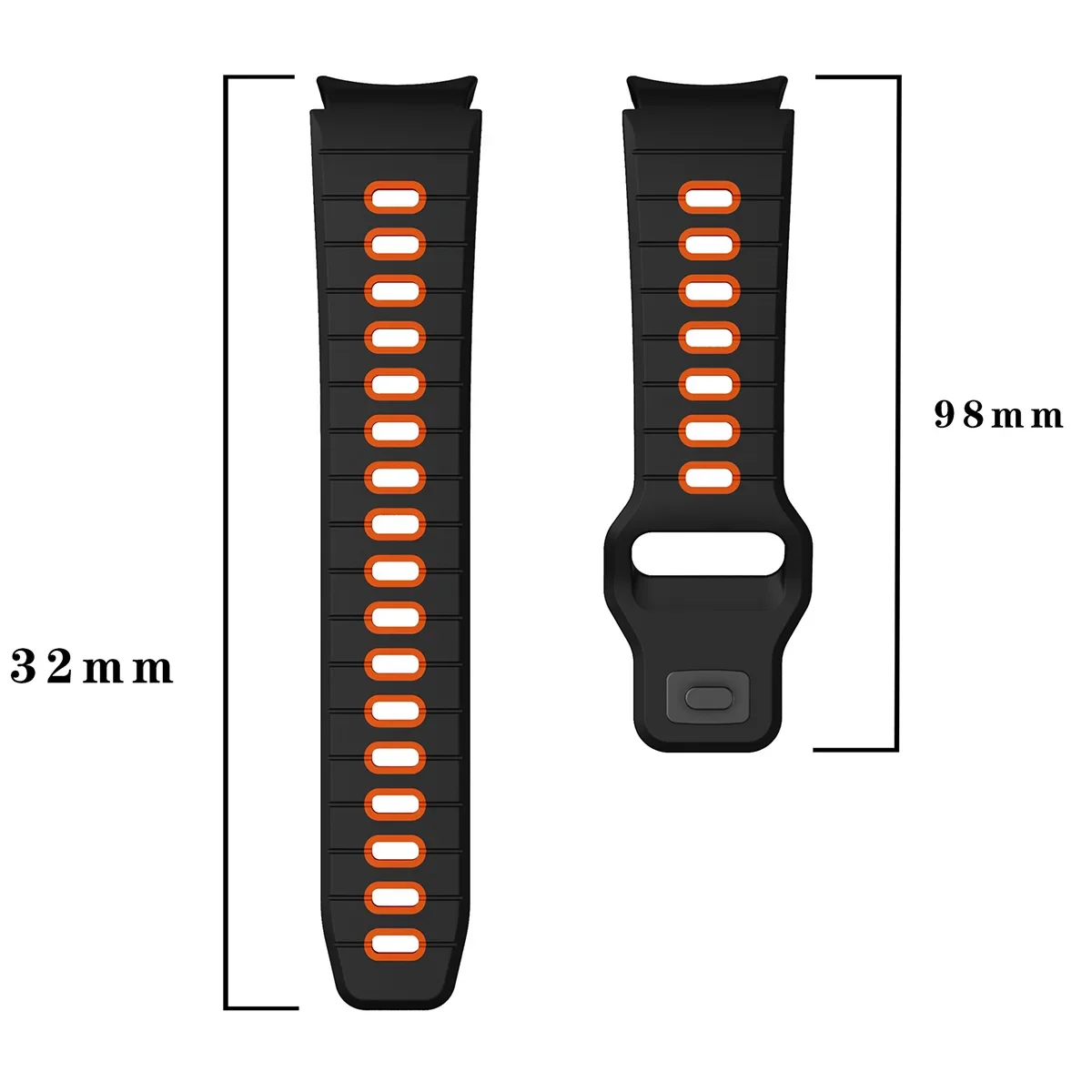Strap for Samsung Galaxy Watch 7 6 4 Classic 5 Pro 40mm 44mm Silicone sport No Gaps wrist correa Bracelet Galaxy watch 7 band image 5