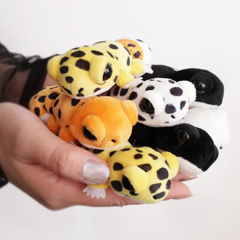 

Плюшевая игрушка Qualia Leopard Gecko, брелок-подвеска для сумки, мини-плюшевое животное, аниме-подарок для детей, в наличии