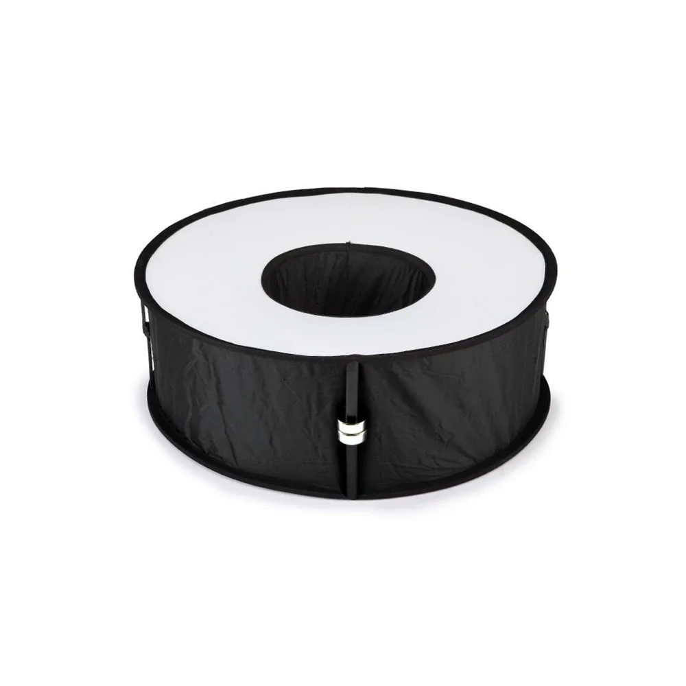 Easy-fold Ring Flash Softbox Diffuser Reflector for Canon Nikon Pentax Metz Olympus Speedlight Macro Shoot Photography