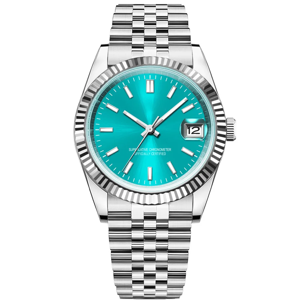 36/39mmLogo personalizzato Orologi Orologio da polso meccanico automatico di lusso da uomo Orologio impermeabile in acciaio inossidabile con vetro zaffiro