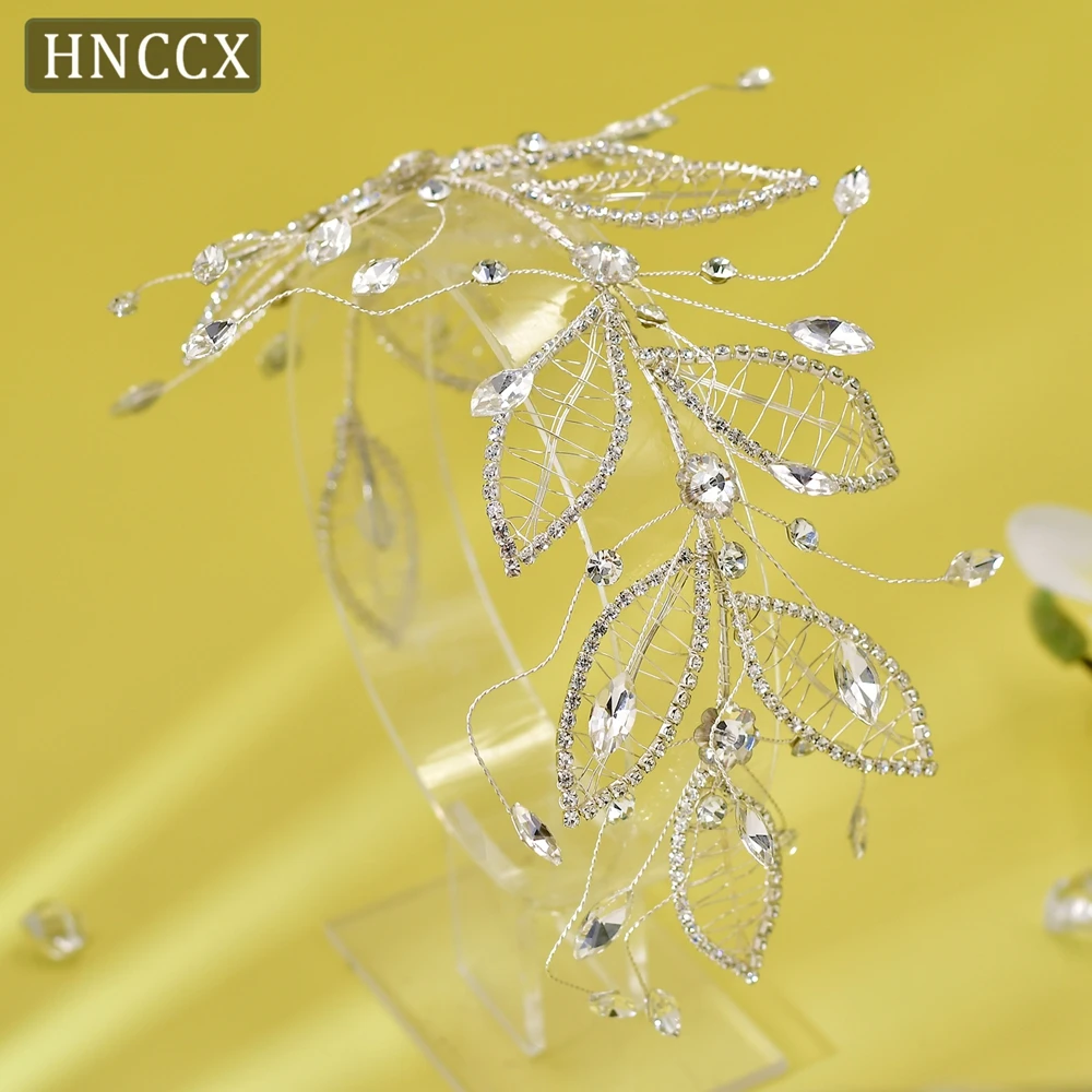 

HNCCX Wedding Hair Ornaments Bridal Hair Band Rhinestone Bridesmaid Shiny Crystal Women Headband Fashion Headwear CP492