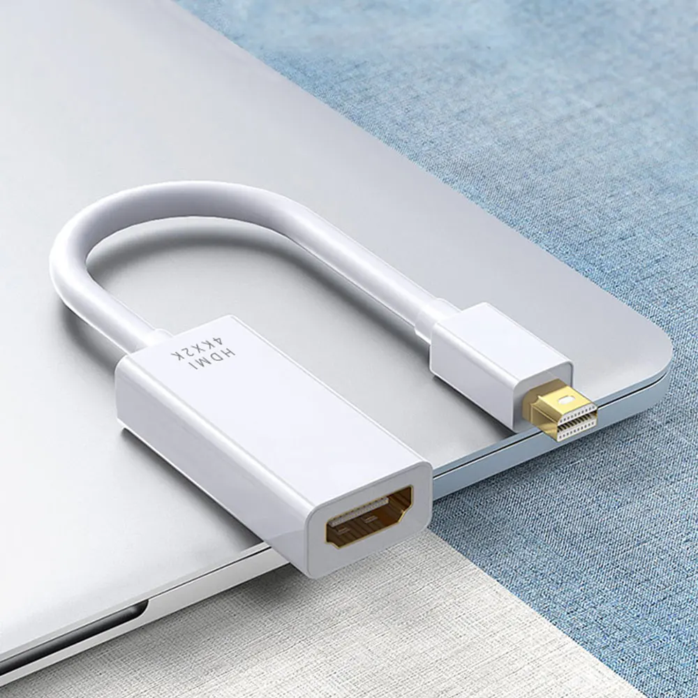 Адаптер Mini DP Thunderbolt-HDMI-совместимый, соединительный преобразователь 4K 2K 1080P для MacBook, проектор для поверхностного ноутбука, телевизора, монитора