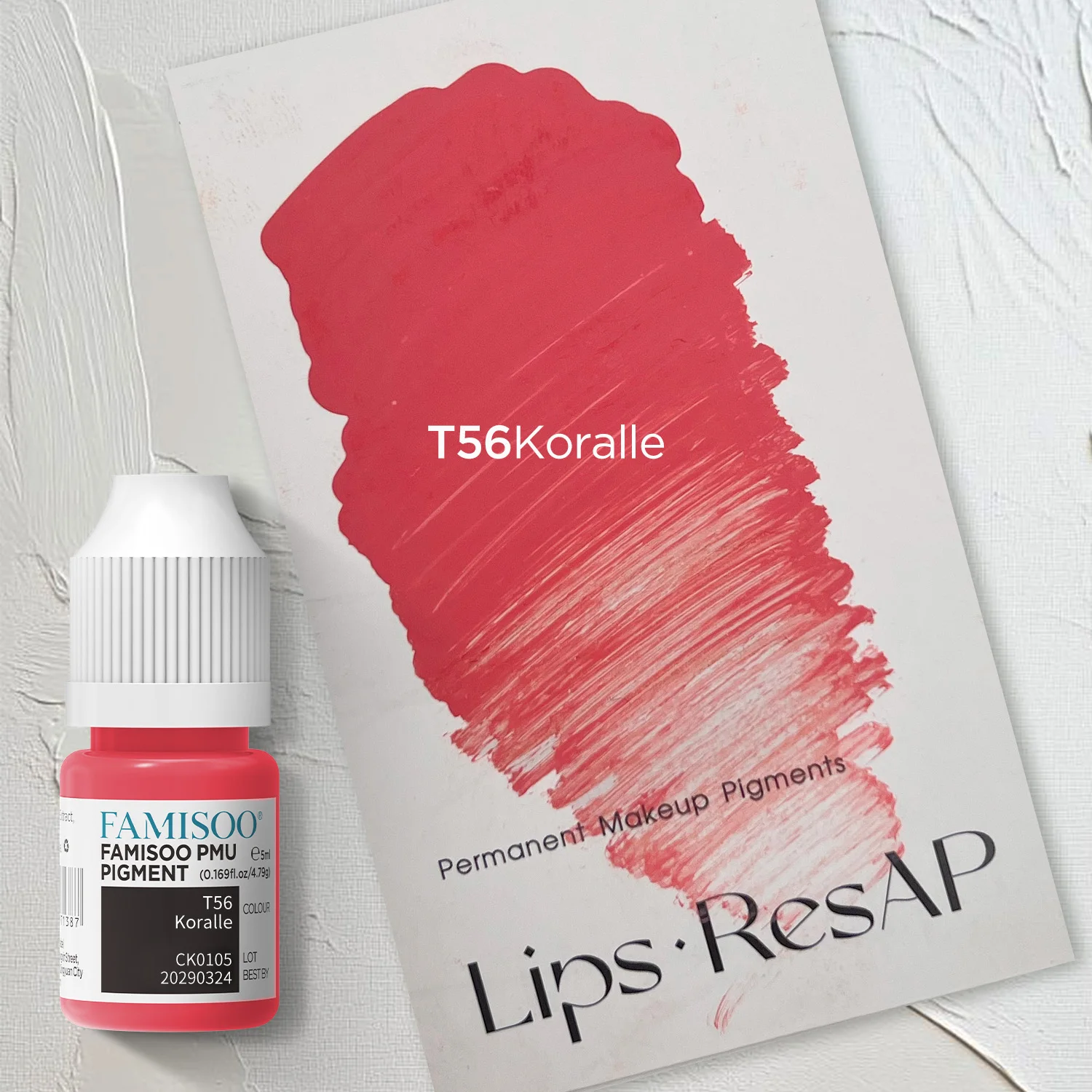 FAMISOO 4PCS Lip Tattoo Inks 5ml Permanent Makeup Pigment Vegan Lips Microblading Pigment Body Art Ink For Semi Permanent Makeup view 2