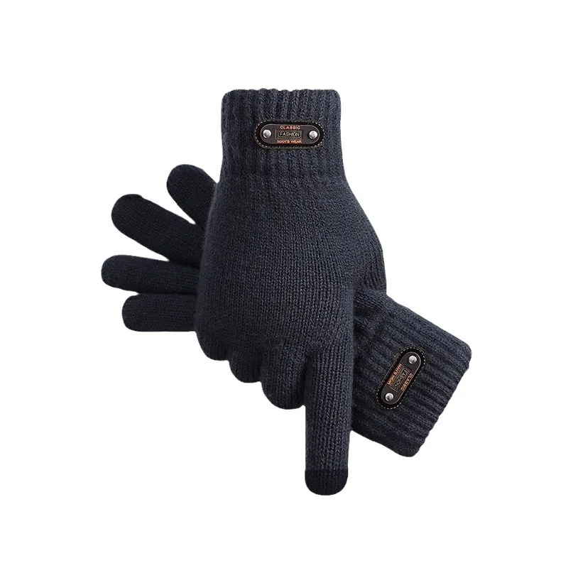 

Winter Gloves for Men Women - Upgraded Touch Screen Cold Weather Thermal Warm Knit Glove for Running Driving Hiking