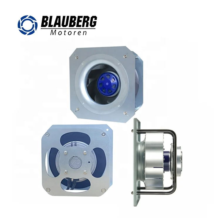 GL-B190B-EC-M0 230V AC Motor Rotor Eksternal Diameter 190mm Kipas Radial Plastik OEM Bantalan Bola Rumah Logam 0~10V