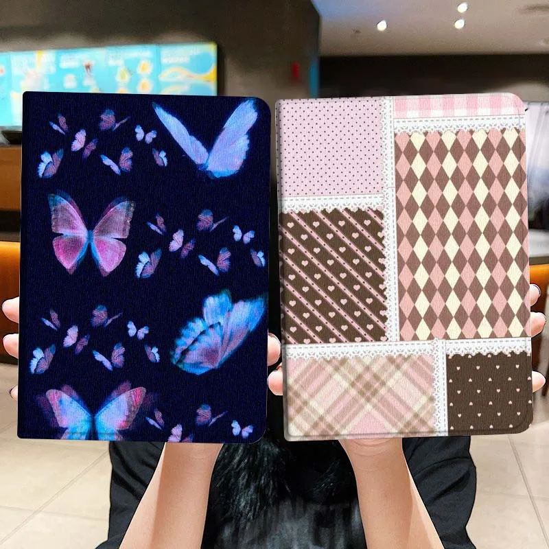 

Colorful Butterfly Pattern Tablet Case For Lenovo Xiaoxin Legion Pad Tab Pro GT Y700 Gen4 2 11 P11 M10 K10 3rd Plus Gen Gift