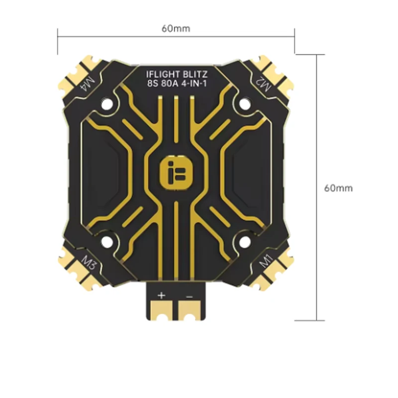 IFlight FPV 부품용 BLITZ H7 Pro 콤보 세트, BLITZ E80 Pro 4-in-1 ESC (CNC 알루미늄 커버 포함 또는 CNC 알루미늄 커버 미포함)