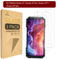Mr.Shield Screen Protector compatible with Ulefone Armor 27 / Armor 27 Pro/Armor 27T / Armor 27T pro [Tempered Glass] [3-Pack]