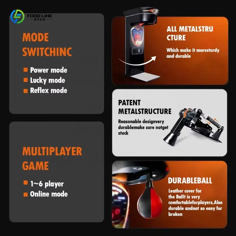 Customized Factory Manufacturer Coin Boxing Game Console Fit Arcade Gym Restaurant Home Carnival Entertainment Club