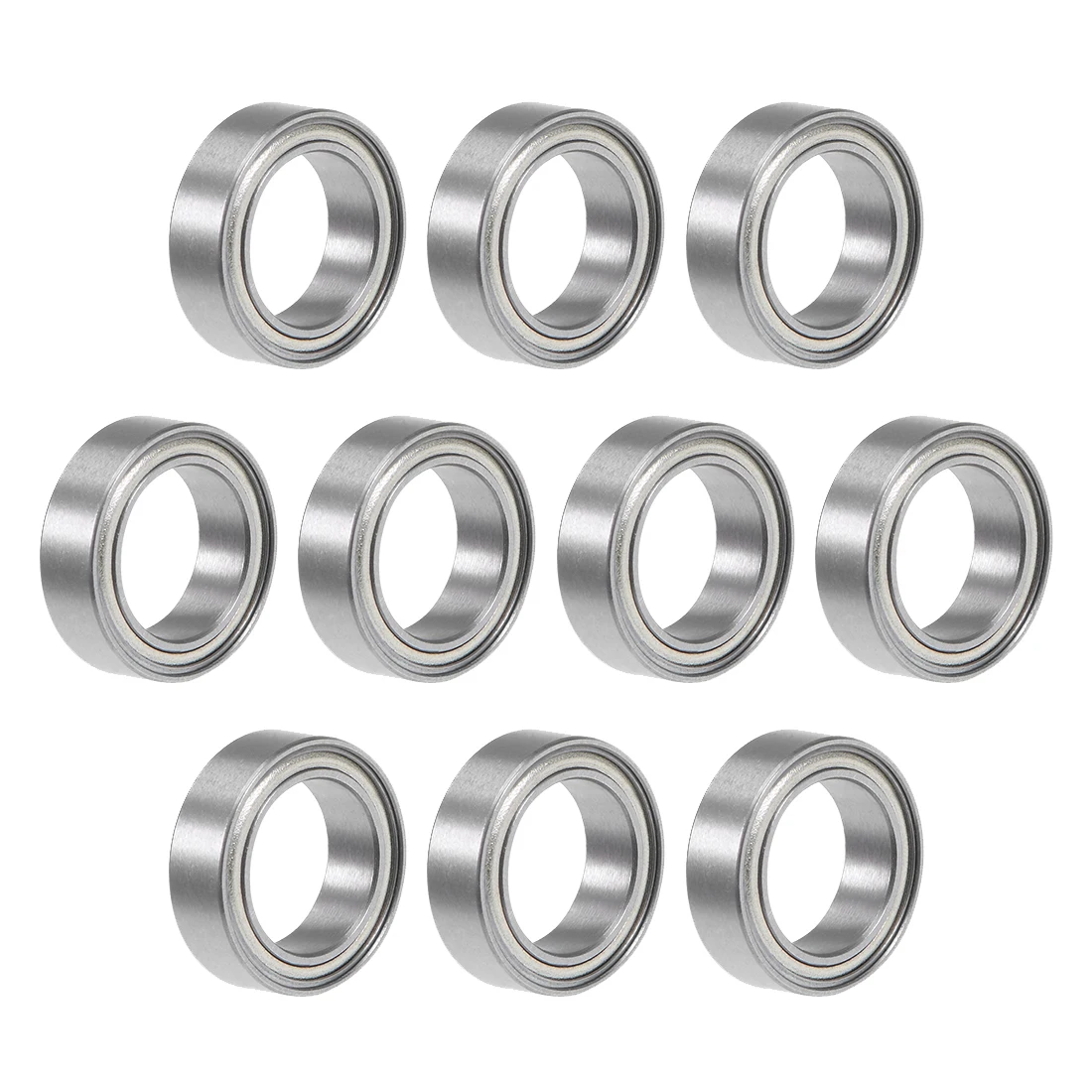 10pcs MR128ZZ Deep Groove Ball Bearing 8x12x3.5mm Double Shield Chrome Bearings for Industrial Equipment Micro Motor
