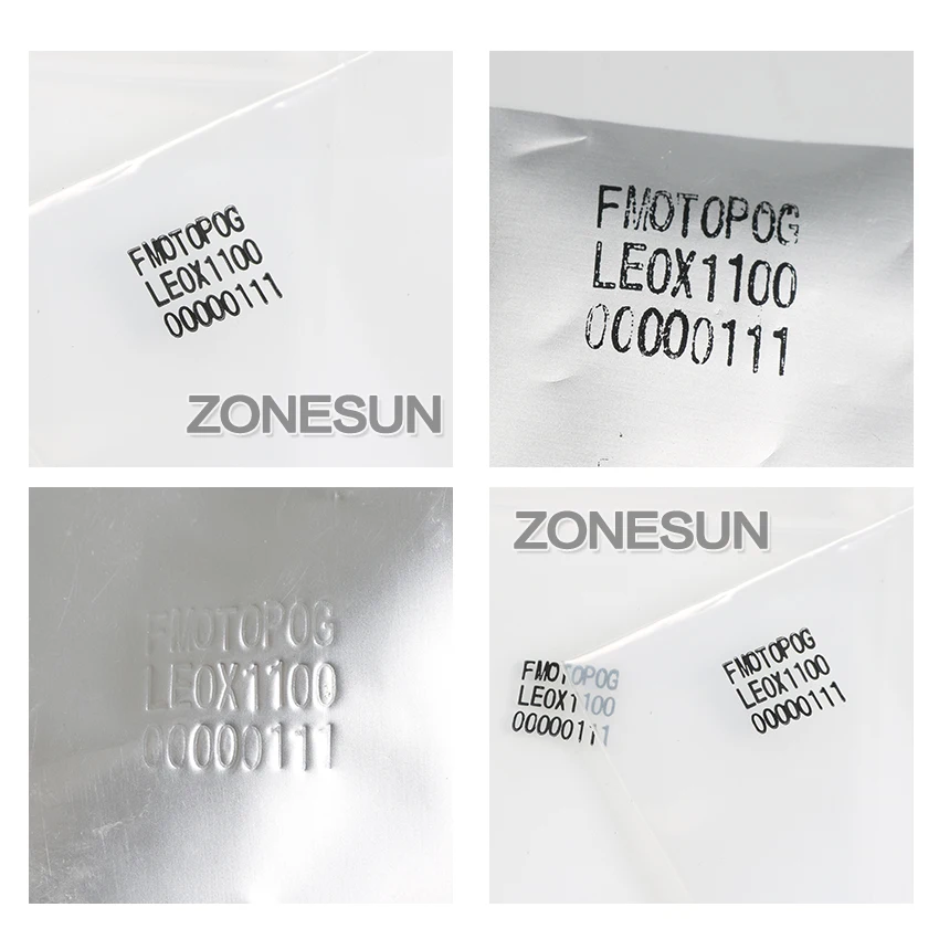 ZONESUN Date Coding Machine ZS-DY8 Batch Serial Number Manual Printer Expiry Production Date Batch Model Ribbon Coder