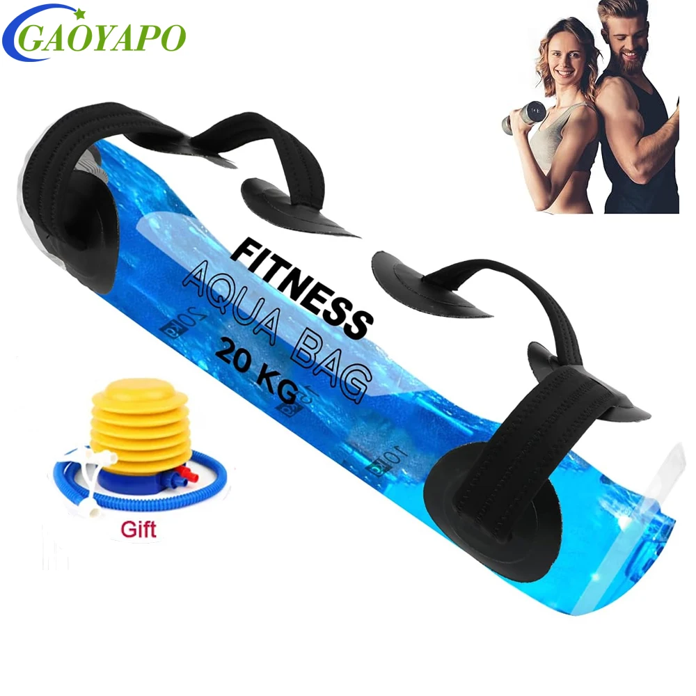 

1PCS Water Weights Aqua Bag, Workout Sandbag Alternative Strength Training Sand Bag Portable – Balance Training for Home Gym