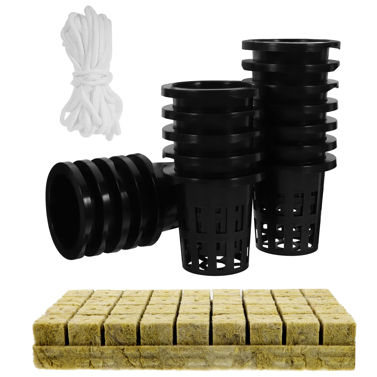 

Hydroponics Growing System Kit Plant Pots Starter Containers Micro Hydroponic Cotton Watering Baskets Gardening