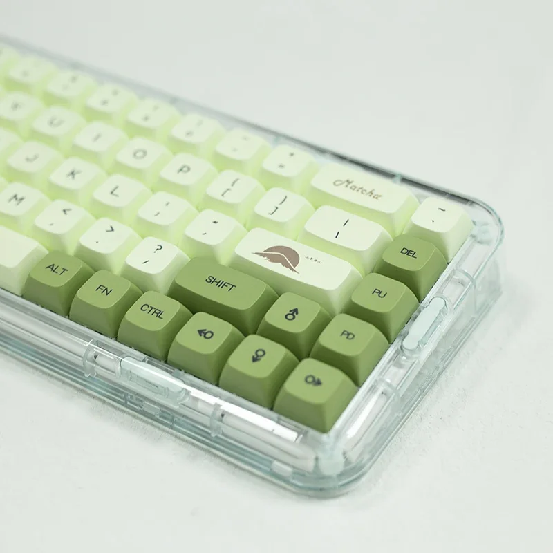 

124 key mint matcha keycap xda hot sublimation pbt material suitable for 108 104 98 87 84 68 etc