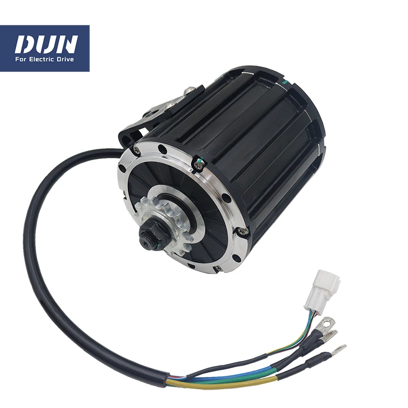 2000W 70H QS120 4600RPM BLDC Mid Drive Motor with Belt 428 Sprocket for Electric Mopeds Motorcycle ATV