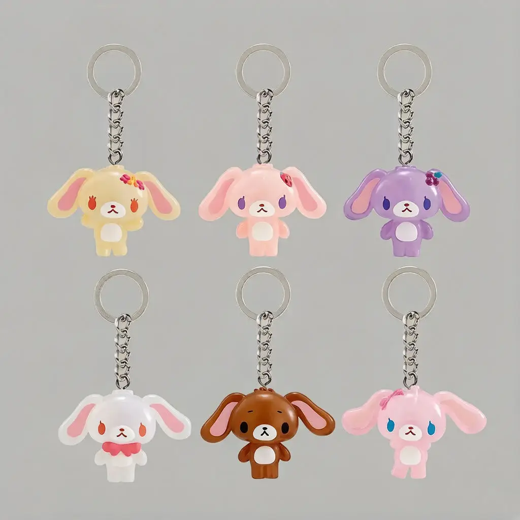 New Arrival Anime Action Figure Sugarbunnies Pendant Blind Box Desktop Toy Keychain Summer Seaside Vacation Series Ornament Gift view 6