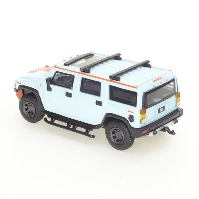 JKM 1/64 Hummer H2 SUV Off-road Vehicle Petroleum Edition Cars Alloy Vehicle Diecast Metal Model Kids Xmas Gift Toys for Boys