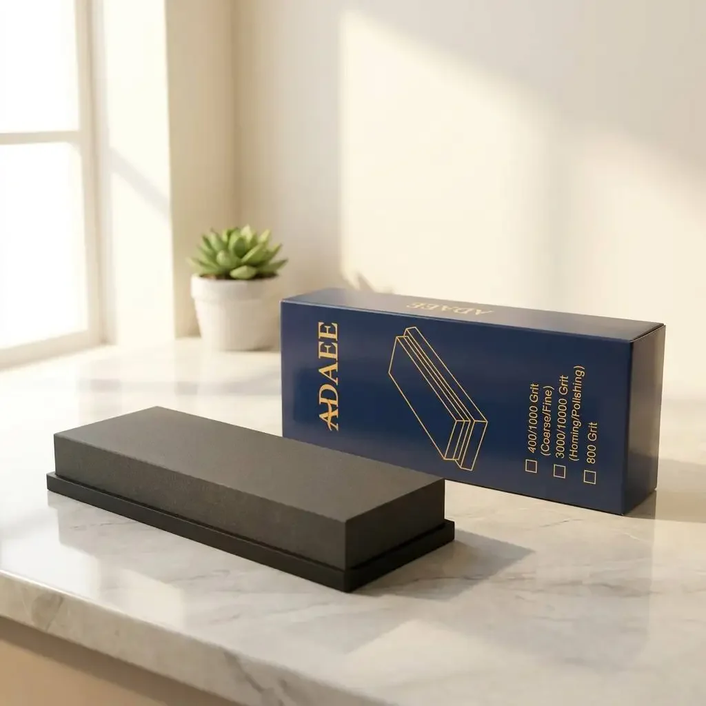B4C Boron Carbide 800 Grit Black Whetstone 200X75X29Mm 1kg Large Water Stone Knife Sharpener for Kitchen Knives