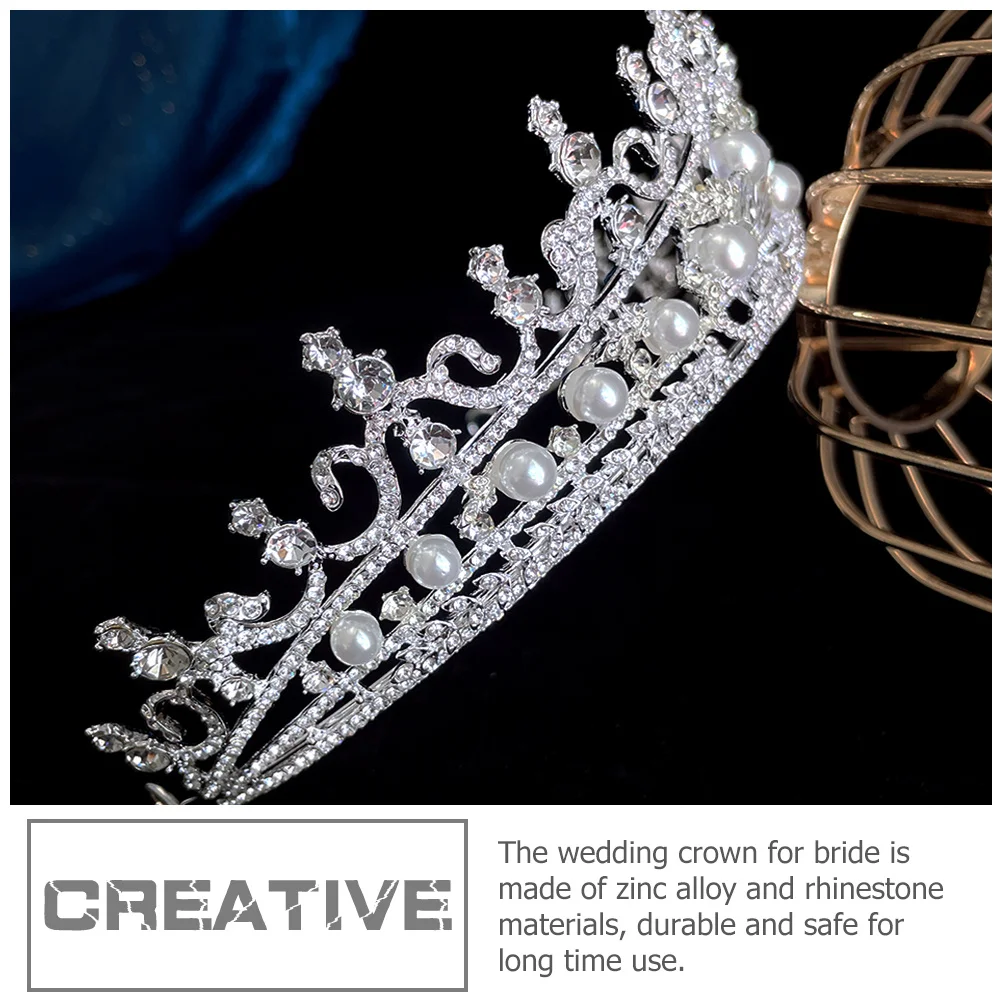 

Свадебная тиара со стразами, корона невесты, легкий аксессуар для волос из цинкового сплава для официальной свадьбы, дня рождения, выпускного вечера, свадебные диадемы