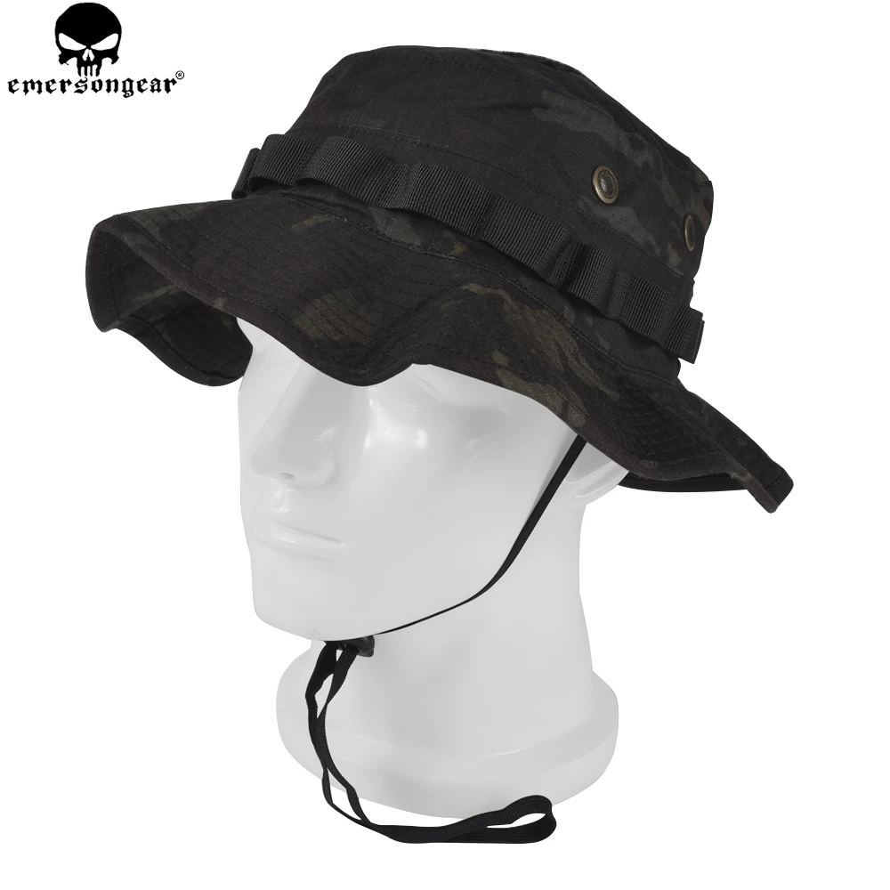 EMERSONGEAR Bonnie Cap Camouflage Hat Multi-camo Black Emerson Wargame Sports Fishing Outdoor Actitivies Cap