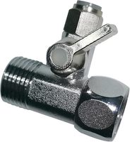 Universal 4 To 3/2 Inch Valve Fitting Accessory Water Purifier Inlet Three-way Ball Valve Switch Faucet Adapter