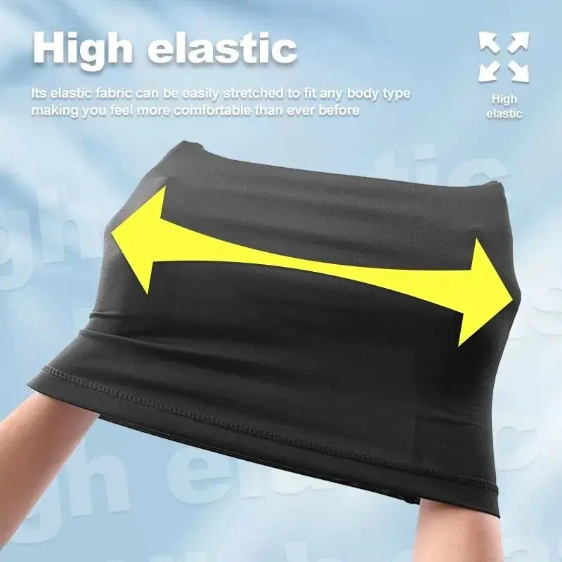 Ice Silk UV Protection Summer Neck Gaiter Breathable Multi-purpose Magic Bandana Face Cover Cycling Motorcycle Fishing Outdoor