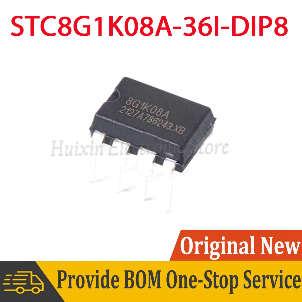 

2-10pcs STC8G1K08A-36I-DIP8 STC8G1K08A 36I DIP8 STC8G1K08A-36I Single Chip Microcontroller MCU IC Controller Chip New Original