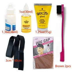 Super Lace Wig Glue Hair Bonding Glue for Lace Front Waterproof Wax Stick for Wig Got2b Hair Accessories Hair Glue for Lace Wig