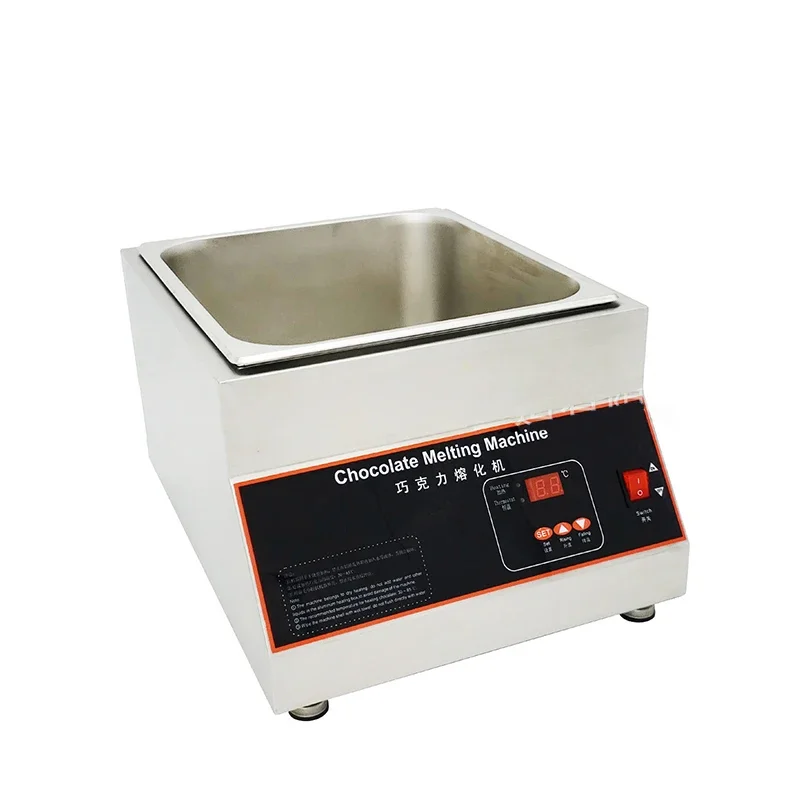 D2018-1 220v pemanas udara/elektrik mesin peleburan cokelat 220v silinder tunggal mesin peleburan coklat komersial