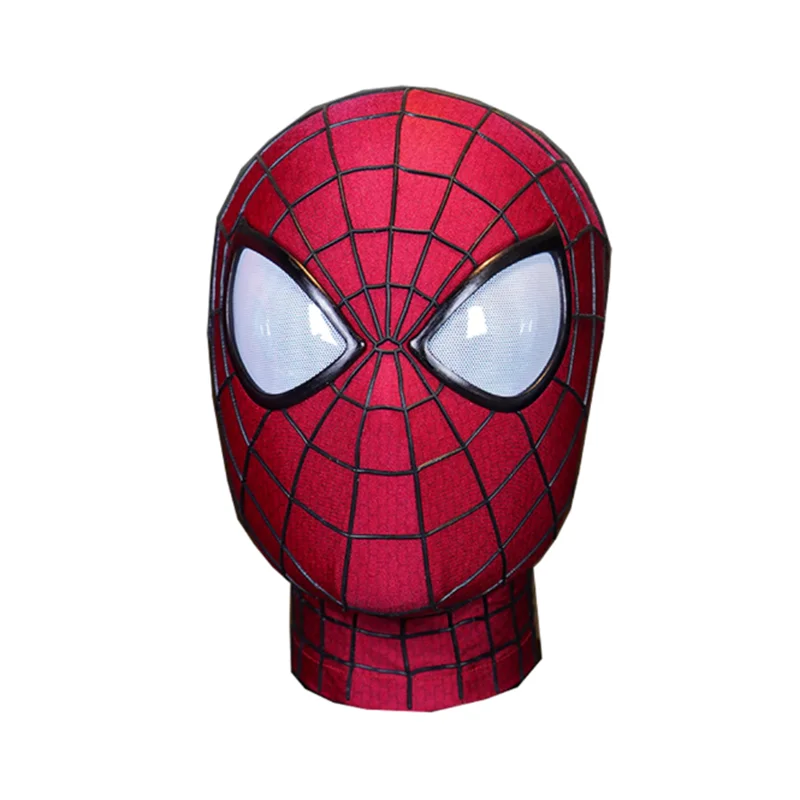 Handmade Spider-Man 2 Movie Accuracy Garfield Version Cosplay Mask Peter Parker Handicraft Collectible Item For Gift image 3