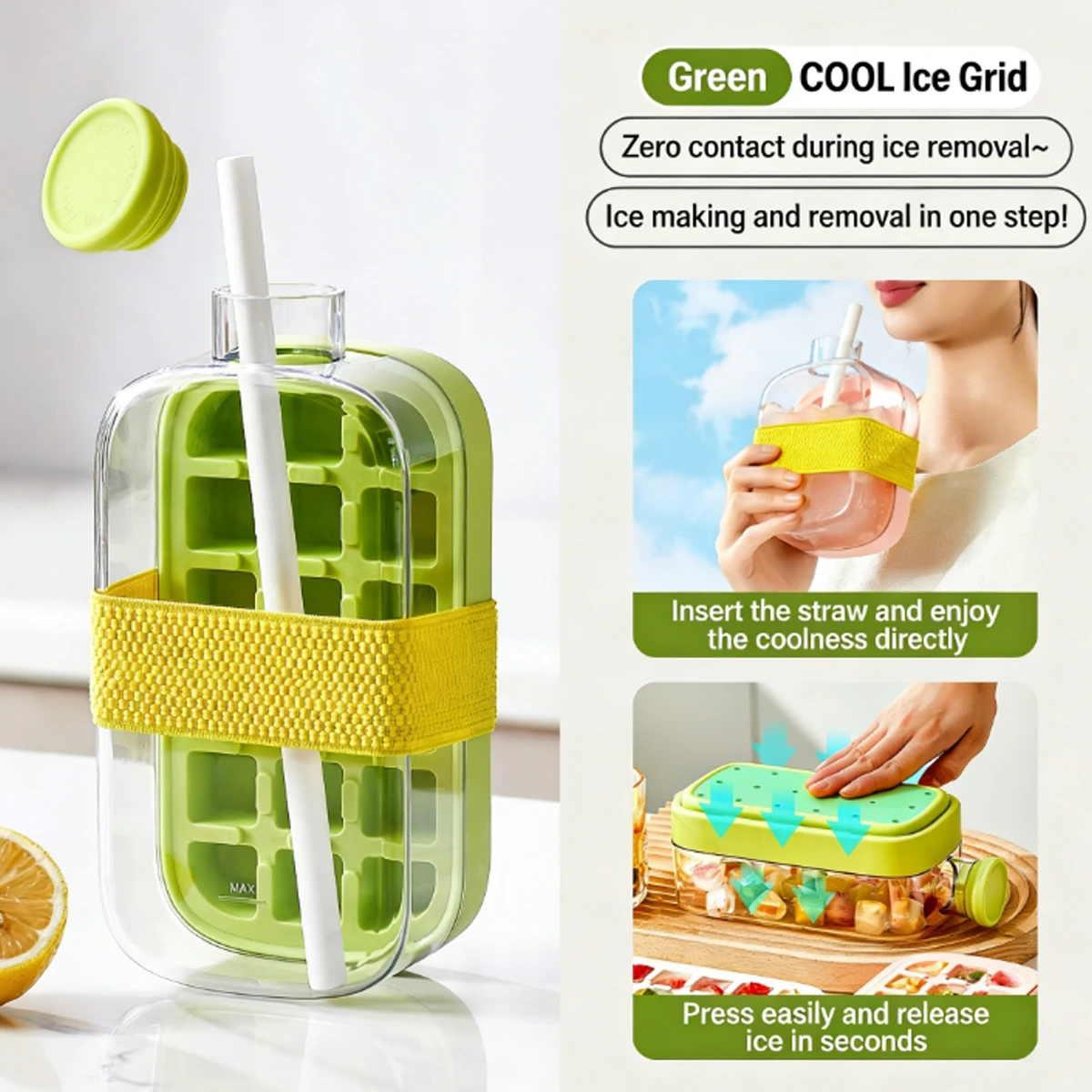 1 Ice Cube Bottle, …